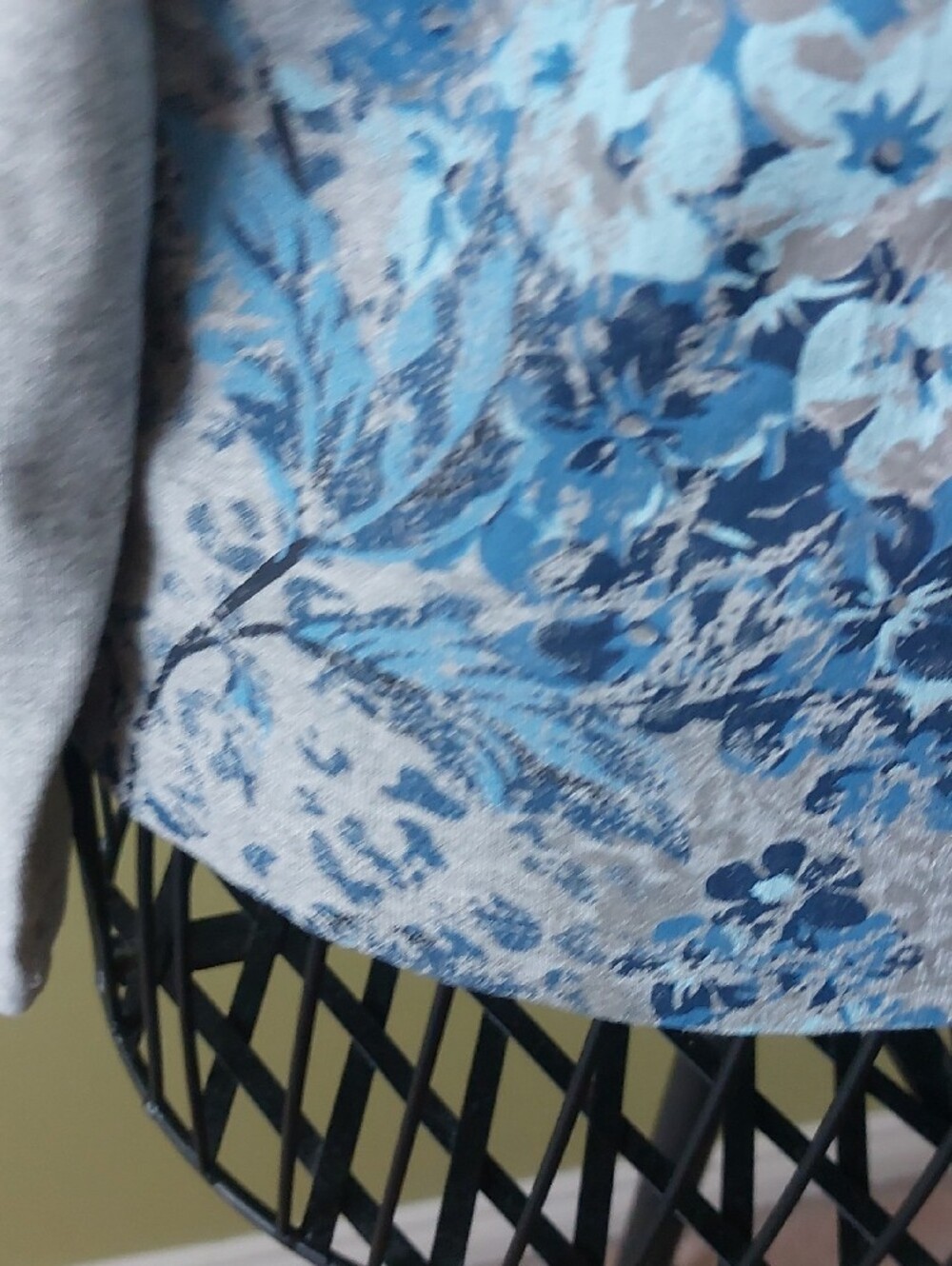 Northern Reflections Grey Ribbed-Neck Tee - Picture 6 of 14